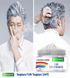 Cire japonaise colorante pour cheveux grises